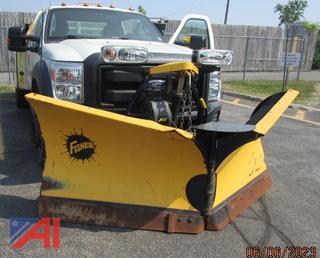 2015 Ford F450 XL Super Duty Extended Cab Utility Truck with Plow